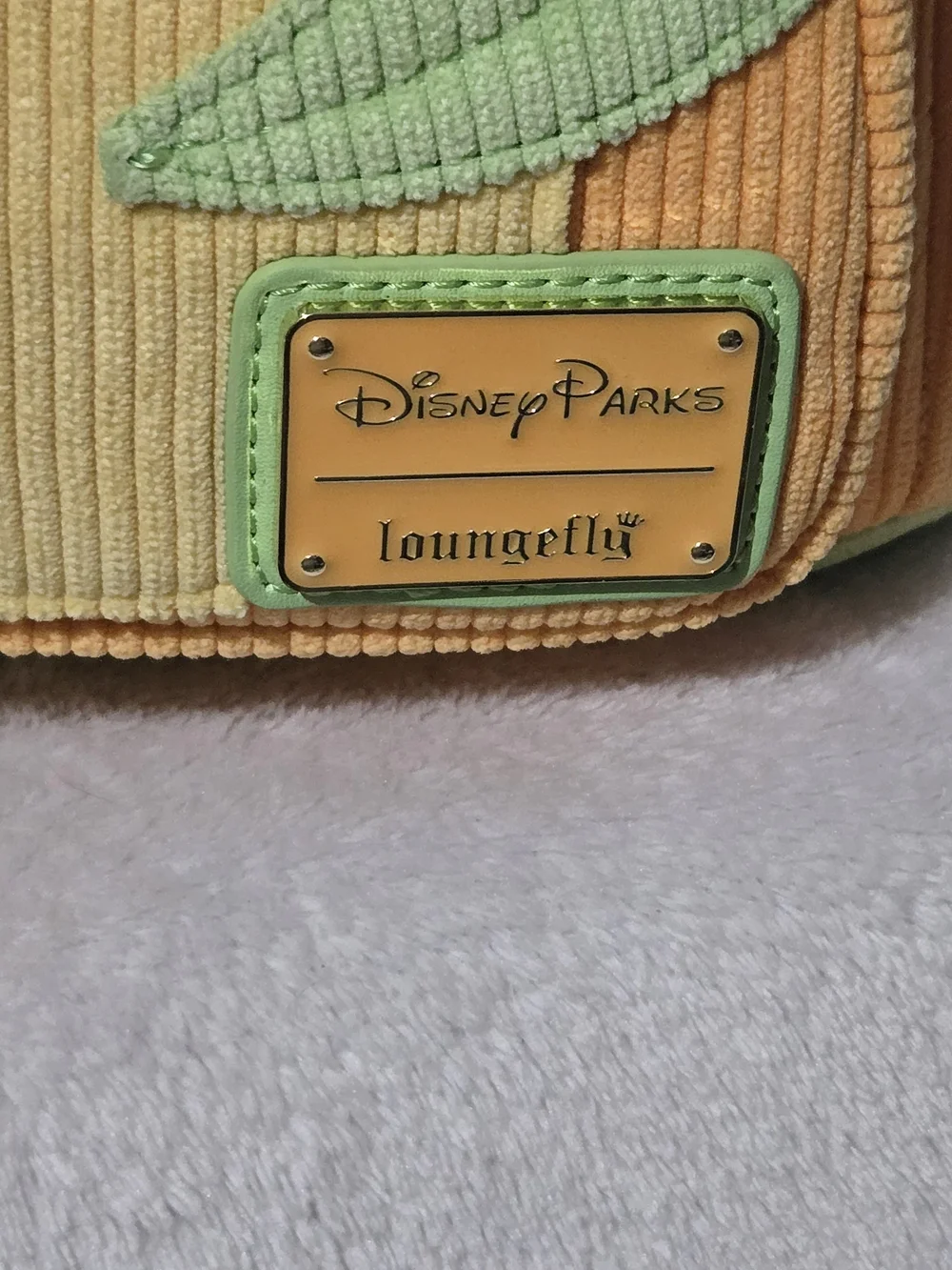 Loungefly Orange Bird Corduroy Mini Backpack - Orange/Green